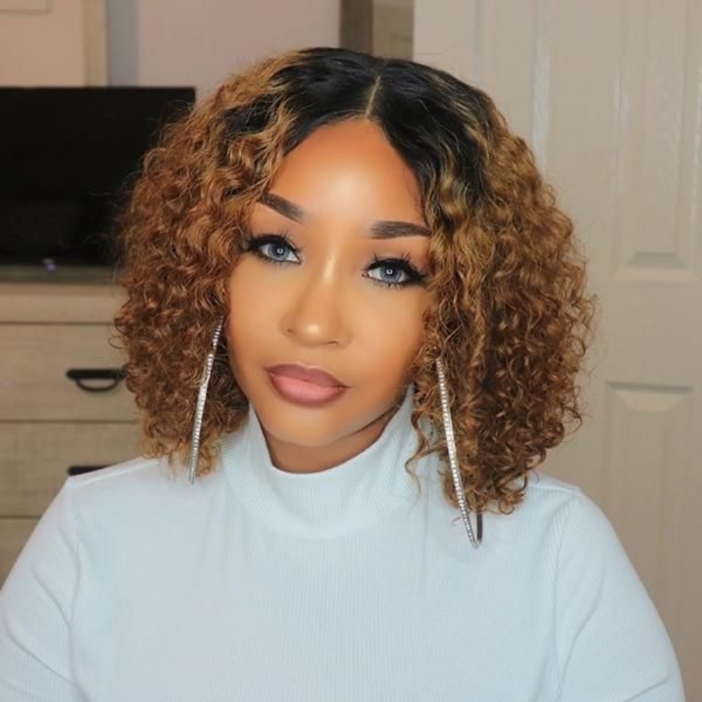 LUVME CURLY BOB WIG